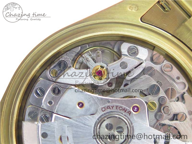 Daytona 116508 YG Noob 1:1 Best Edition 904L YG Case and Bracelet White Dial SA4130 V3