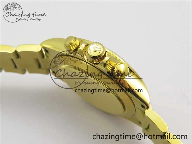 Daytona 116508 YG Noob 1:1 Best Edition 904L YG Case and Bracelet YG Crystal Dial SA4130