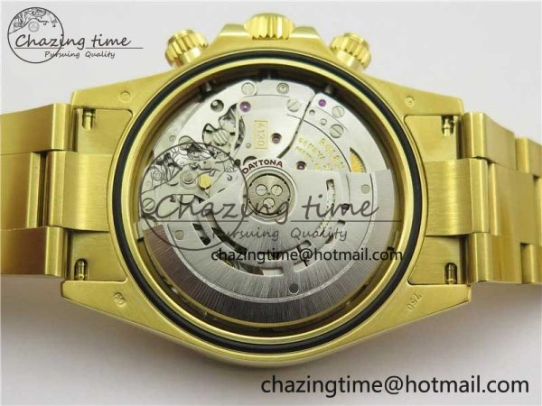Daytona 116508 YG Noob 1:1 Best Edition 904L YG Case and Bracelet YG Crystal Dial SA4130
