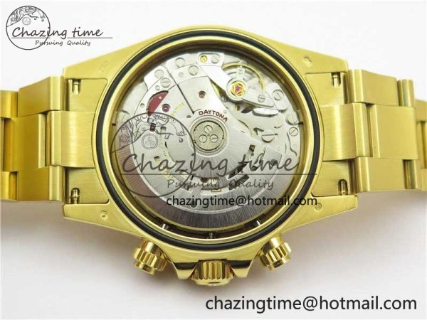 Daytona 116508 YG Noob 1:1 Best Edition 904L YG Case and Bracelet YG Crystal Dial SA4130