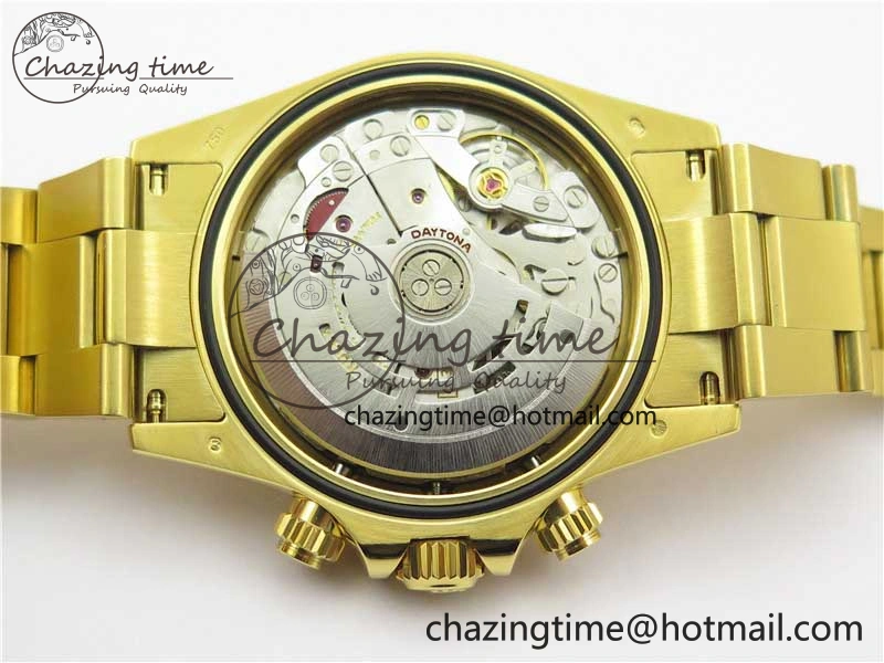 Daytona 116508 YG Noob 1:1 Best Edition 904L YG Case and Bracelet YG Crystal Dial SA4130