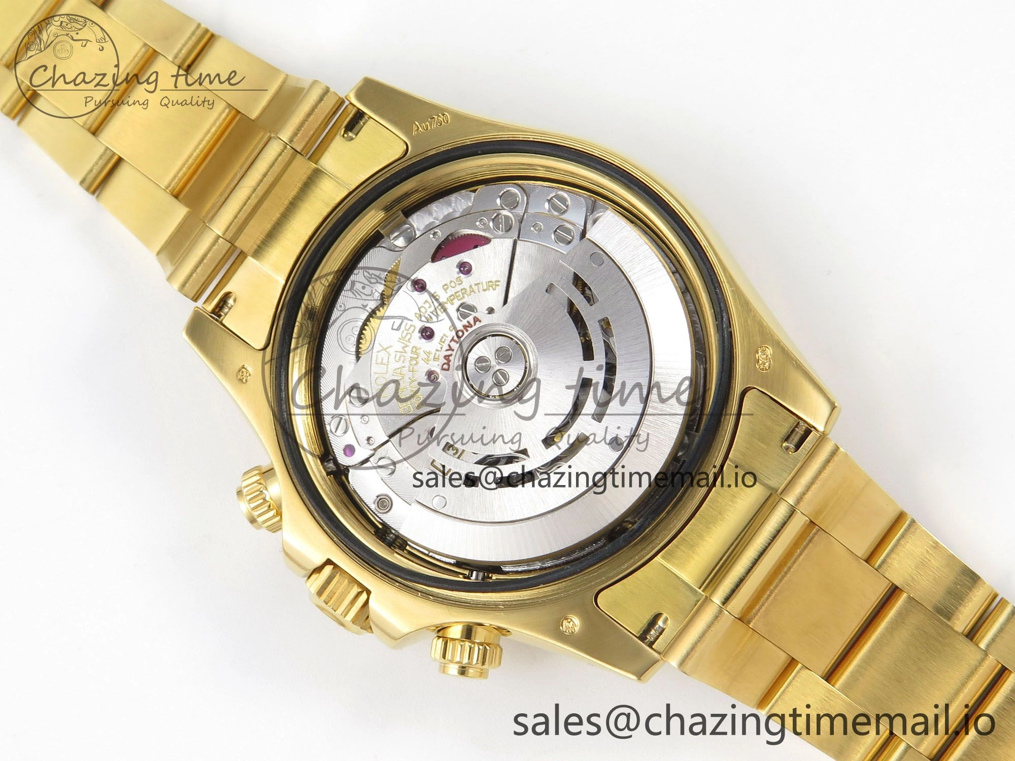 Daytona 116508 ZF 1:1 Best Edition Green Dial on YG Bracelet SH4130 (Gain Weight)