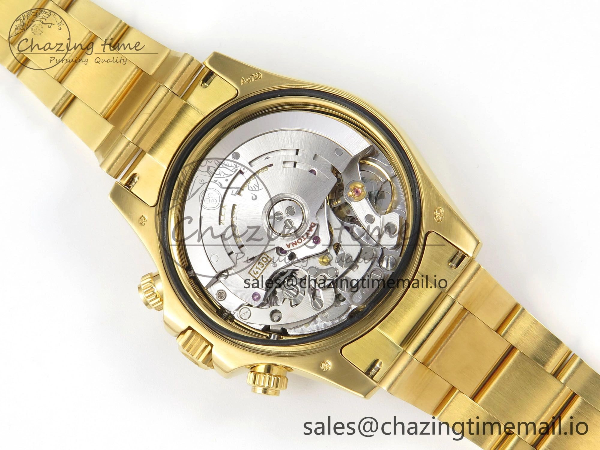 Daytona 116508 ZF 1:1 Best Edition Green Dial on YG Bracelet SH4130 (Gain Weight)