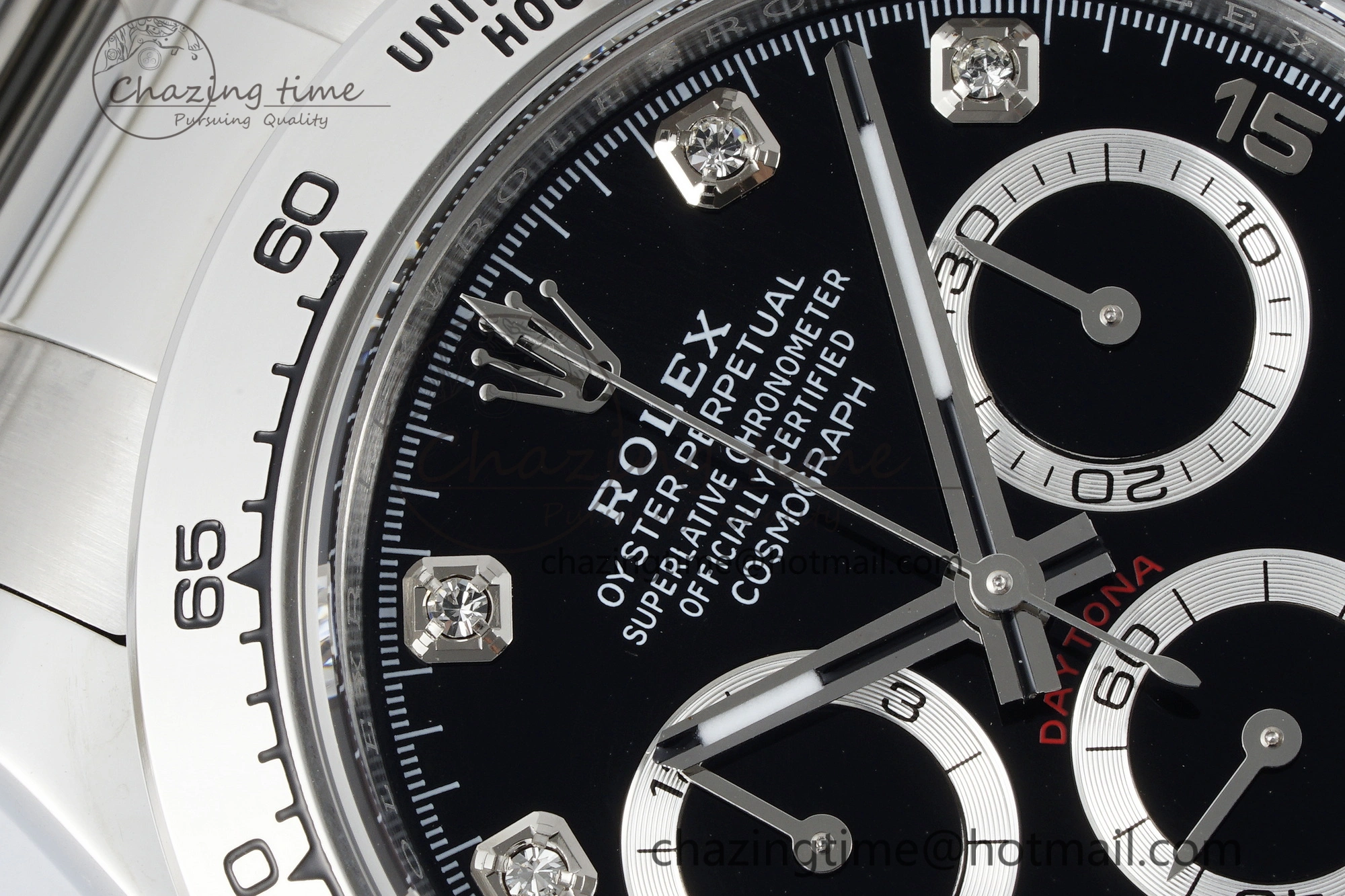 Daytona 116509 BTF 1:1 Best Edition 904L SS Case and Bracelet Black Diamonds Dial SA4130