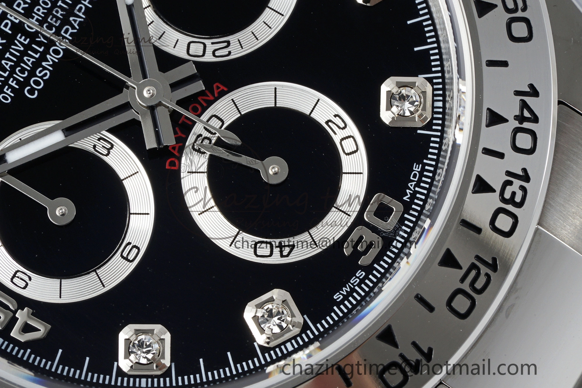 Daytona 116509 BTF 1:1 Best Edition 904L SS Case and Bracelet Black Diamonds Dial SA4130