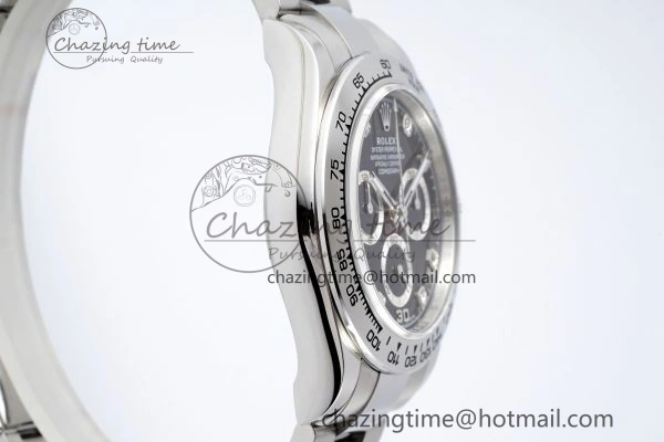 Daytona 116509 BTF 1:1 Best Edition 904L SS Case and Bracelet Black Diamonds Dial SA4130