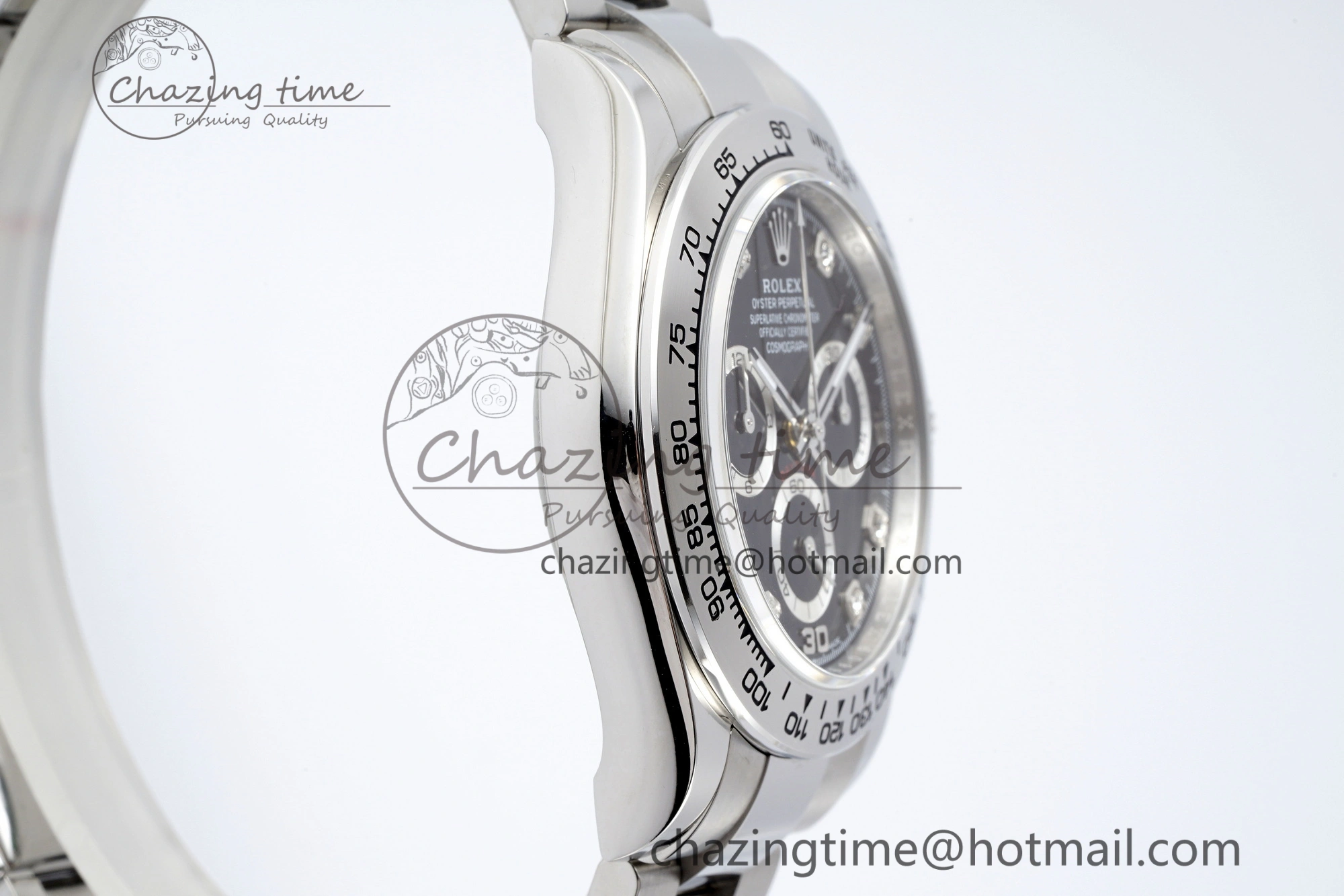 Daytona 116509 BTF 1:1 Best Edition 904L SS Case and Bracelet Black Diamonds Dial SA4130