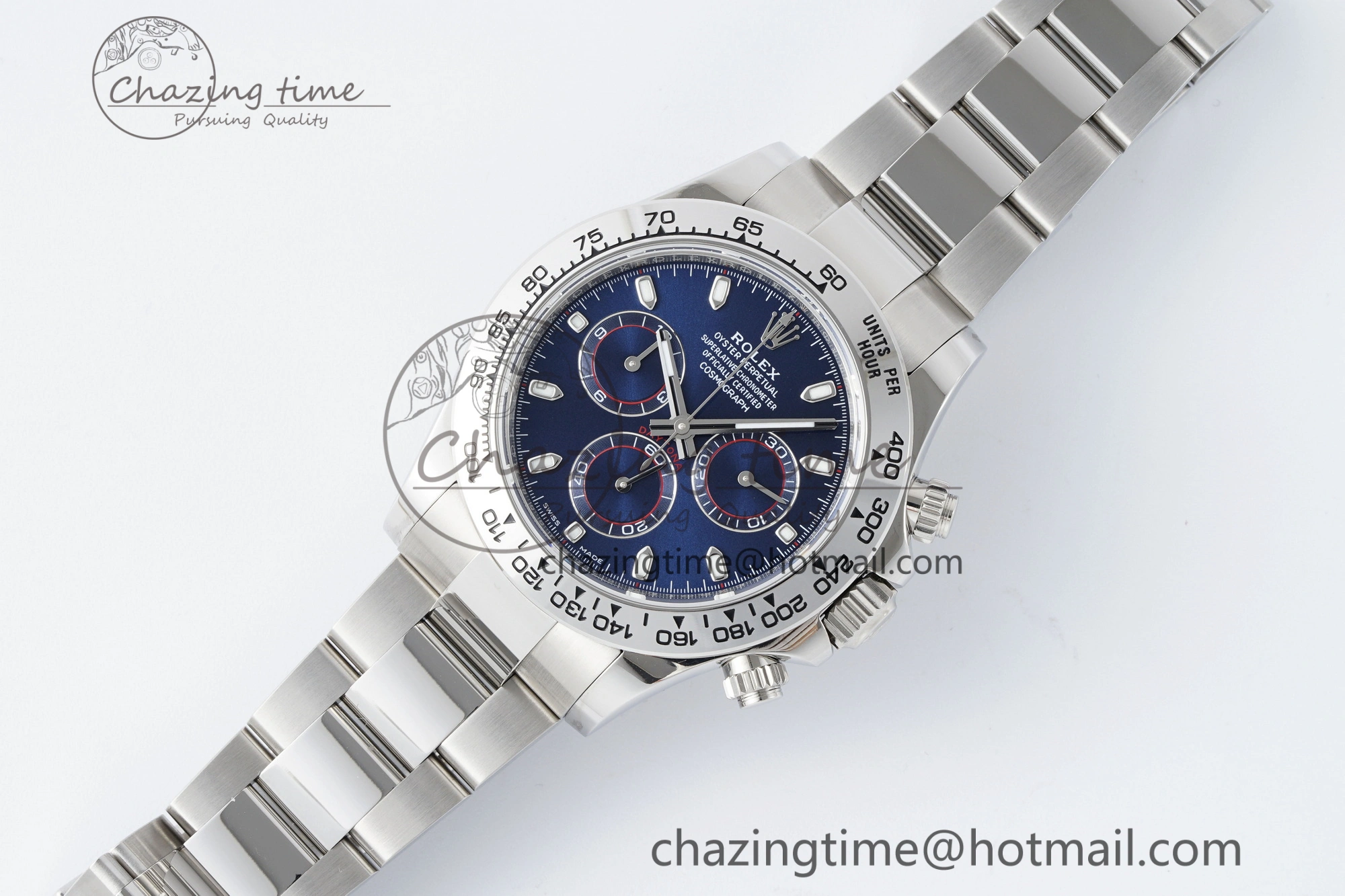 Daytona 116509 BTF 1:1 Best Edition 904L SS Case and Bracelet Blue Dial SA4130