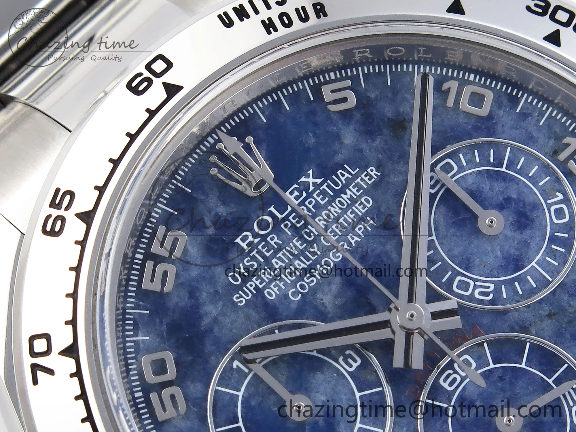 Daytona 116509 Clean 1:1 Best Edition 904L SS Case and Bracelet Blue Sodalite Dial SA4130 V2