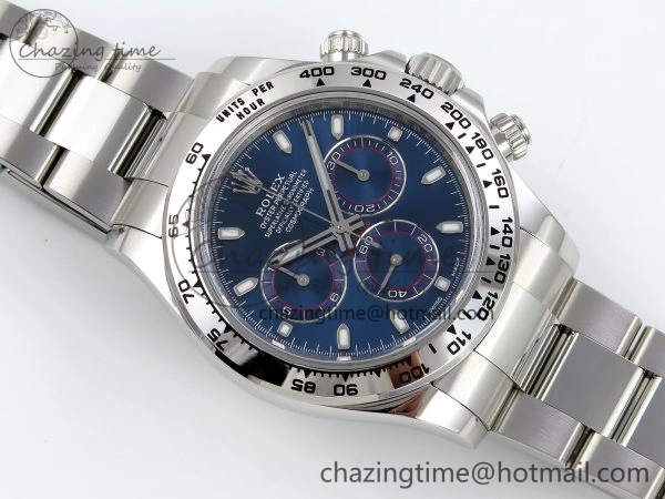 Daytona 116509 Clean 1:1 Best Edition Blue Stick Dial on SS Bracelet SA4130 V2