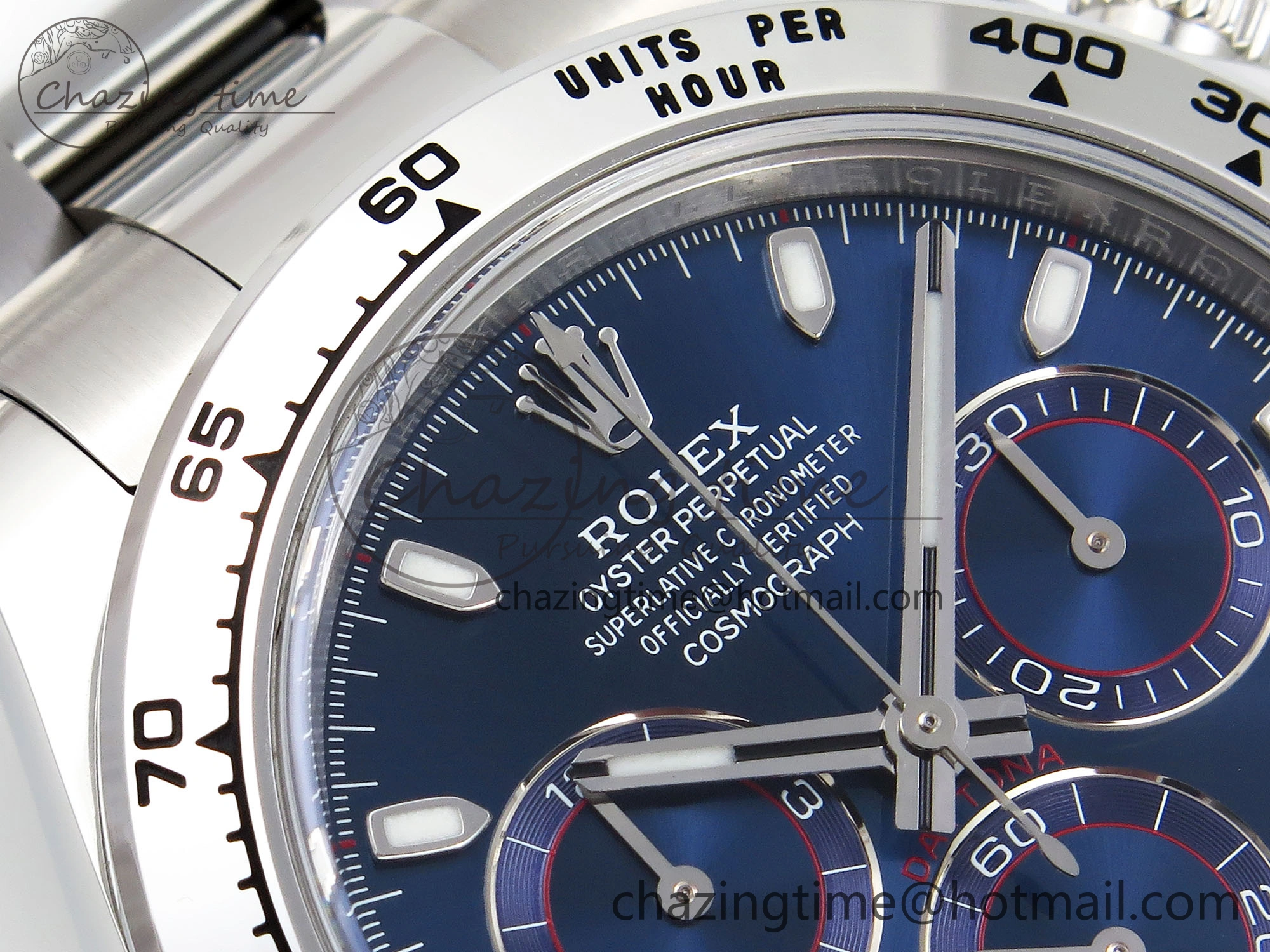 Daytona 116509 Clean 1:1 Best Edition Blue Stick Dial on SS Bracelet SA4130 V2