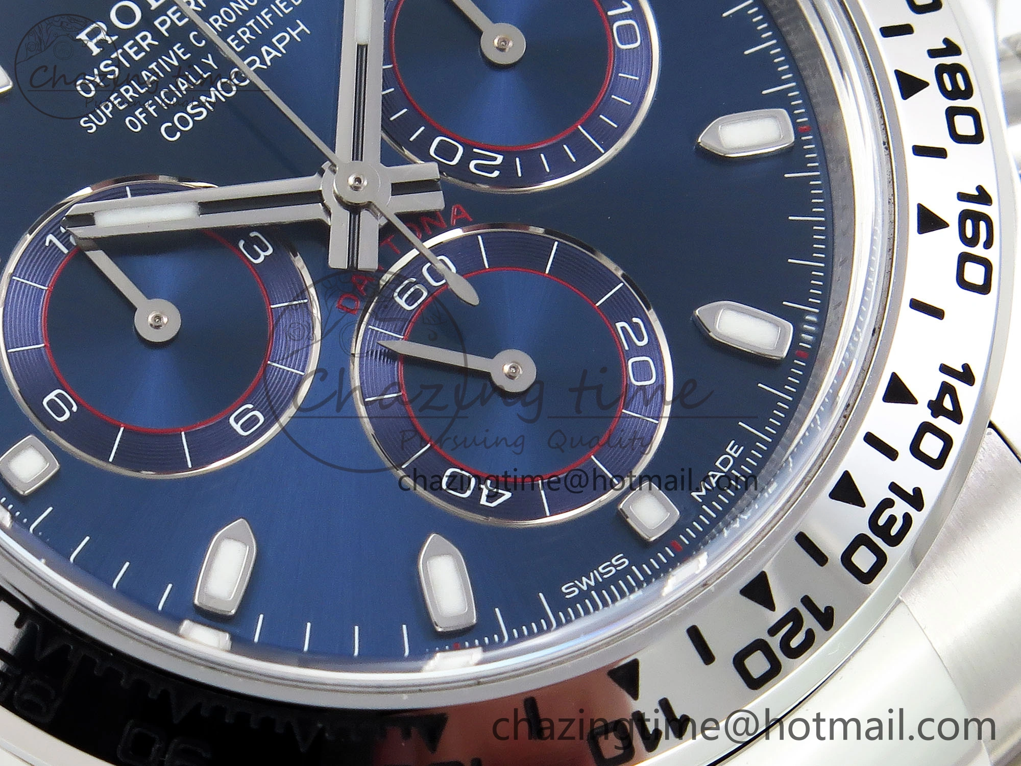 Daytona 116509 Clean 1:1 Best Edition Blue Stick Dial on SS Bracelet SA4130 V2