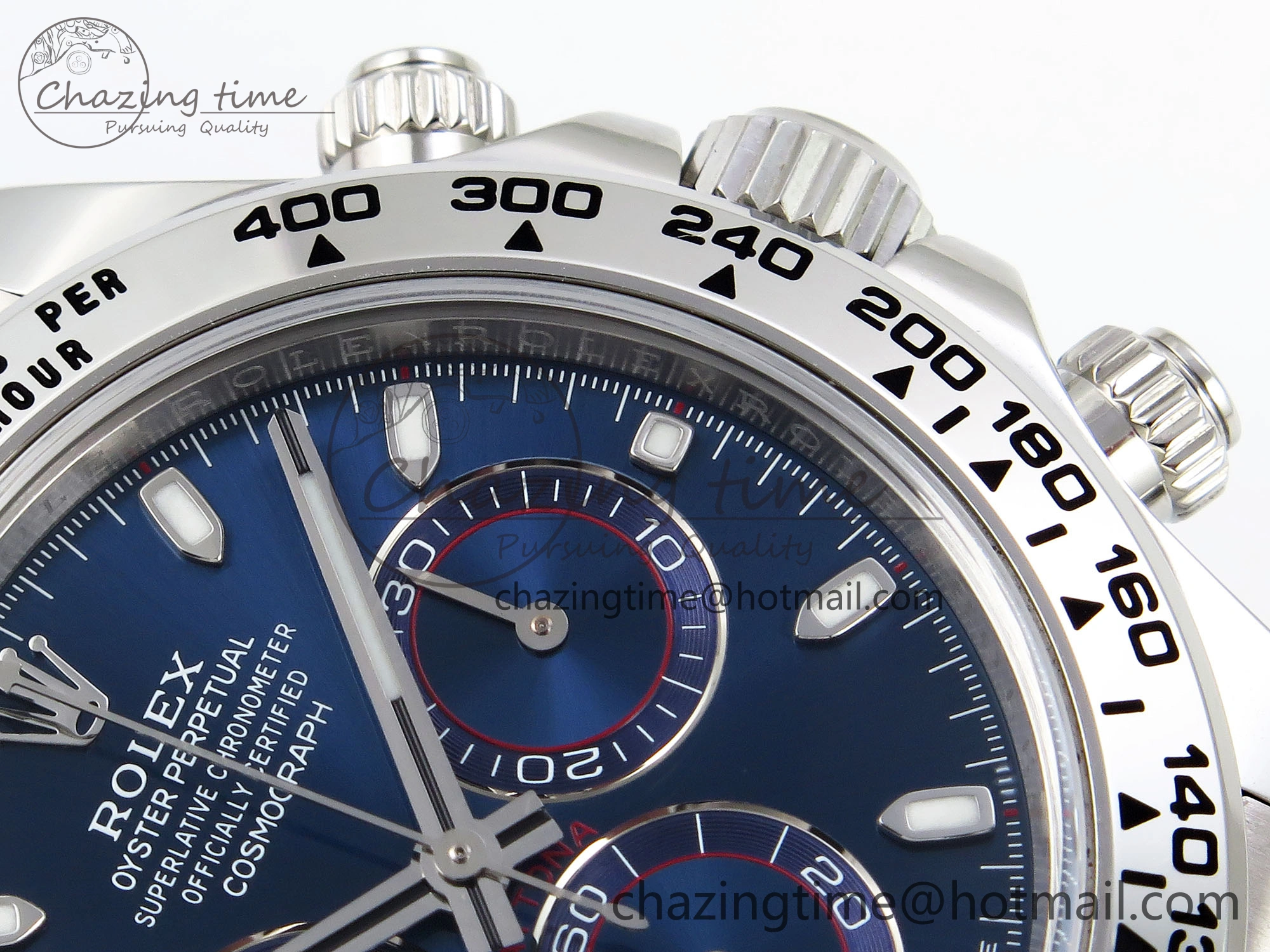 Daytona 116509 Clean 1:1 Best Edition Blue Stick Dial on SS Bracelet SA4130 V2
