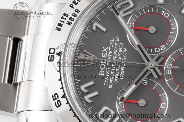 Daytona 116509 Clean 1:1 Best Edition Gray Dial Arabic Markers on SS Bracelet SA4130 V2