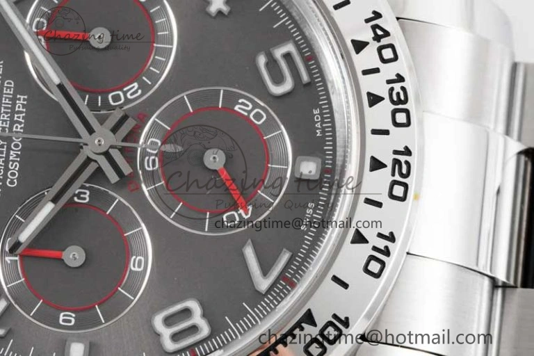 Daytona 116509 Clean 1:1 Best Edition Gray Dial Arabic Markers on SS Bracelet SA4130 V2