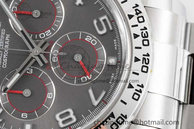Daytona 116509 Clean 1:1 Best Edition Gray Dial Arabic Markers on SS Bracelet SA4130 V2