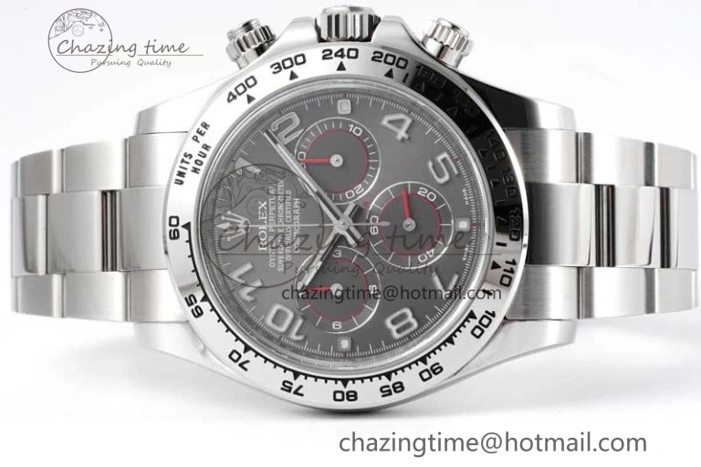 Daytona 116509 Clean 1:1 Best Edition Gray Dial Arabic Markers on SS Bracelet SA4130 V2