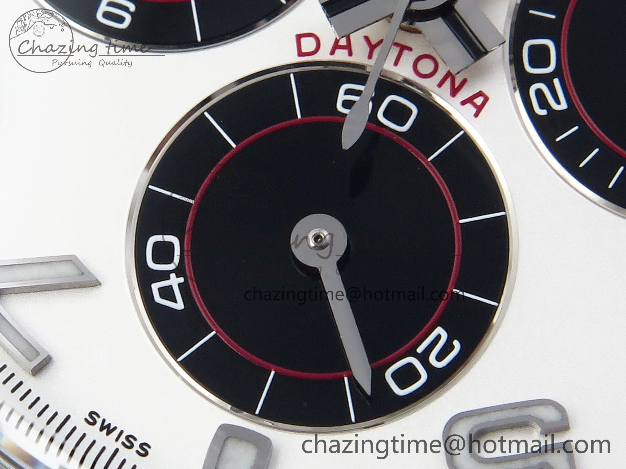 Daytona 116509 Clean 1:1 Best Edition White Dial Arabic Markers on SS Bracelet SA4130 V2