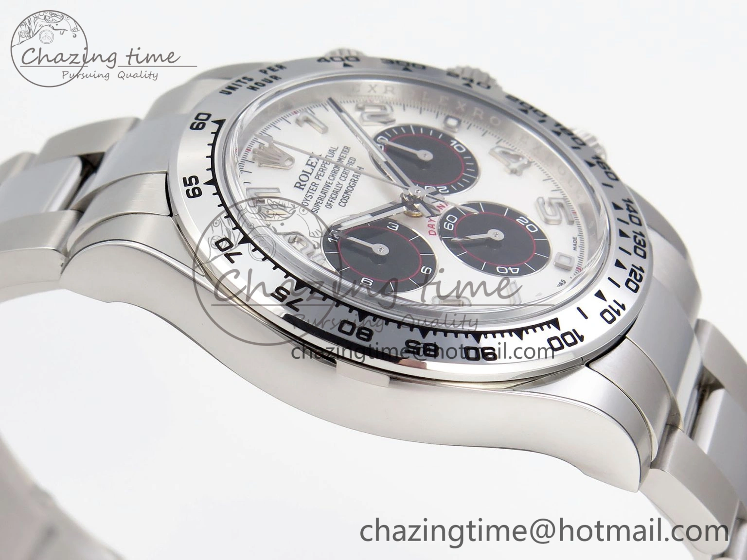 Daytona 116509 Clean 1:1 Best Edition White Dial Arabic Markers on SS Bracelet SA4130 V2