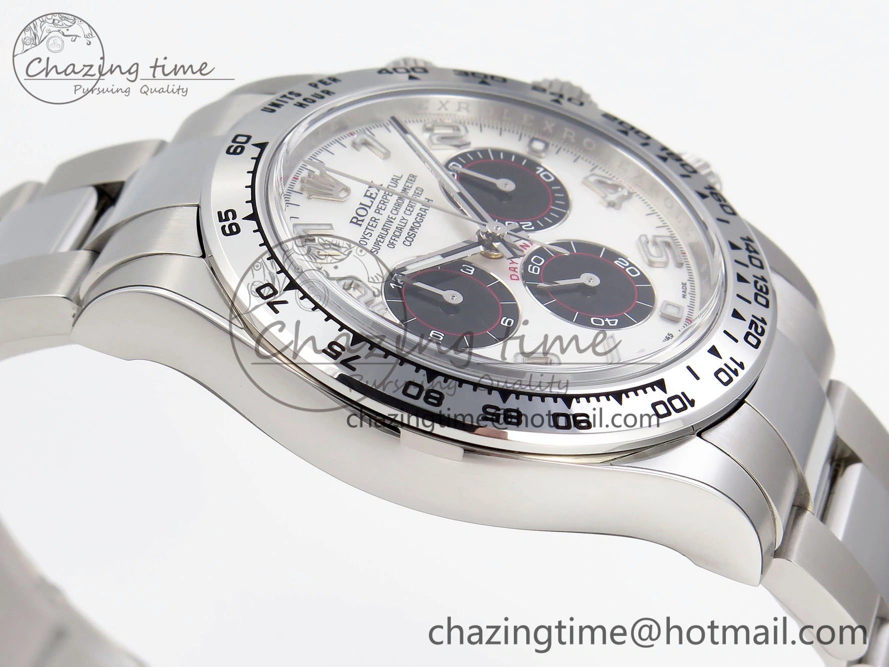 Daytona 116509 Clean 1:1 Best Edition White Dial Arabic Markers on SS Bracelet SA4130 V2