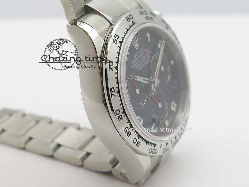 Daytona 116509 JF Best Edition Black Dial On SS Bracelet A7750