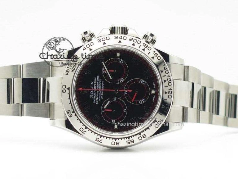 Daytona 116509 JF Best Edition Black Dial On SS Bracelet A7750