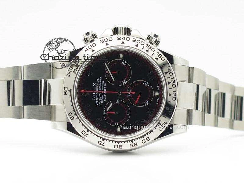 Daytona 116509 JF Best Edition Black Dial On SS Bracelet A7750