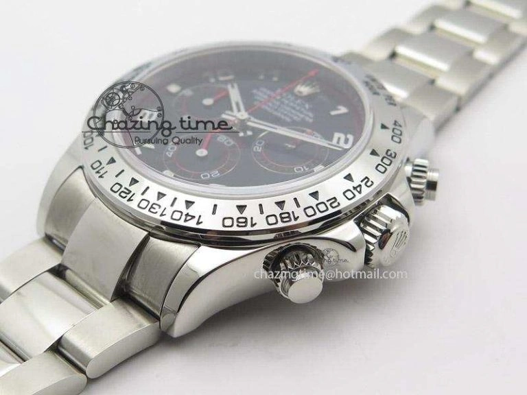 Daytona 116509 JF Best Edition Black Dial On SS Bracelet A7750