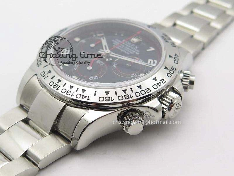 Daytona 116509 JF Best Edition Black Dial On SS Bracelet A7750