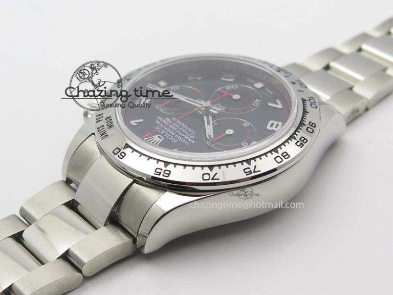 Daytona 116509 JF Best Edition Black Dial On SS Bracelet A7750