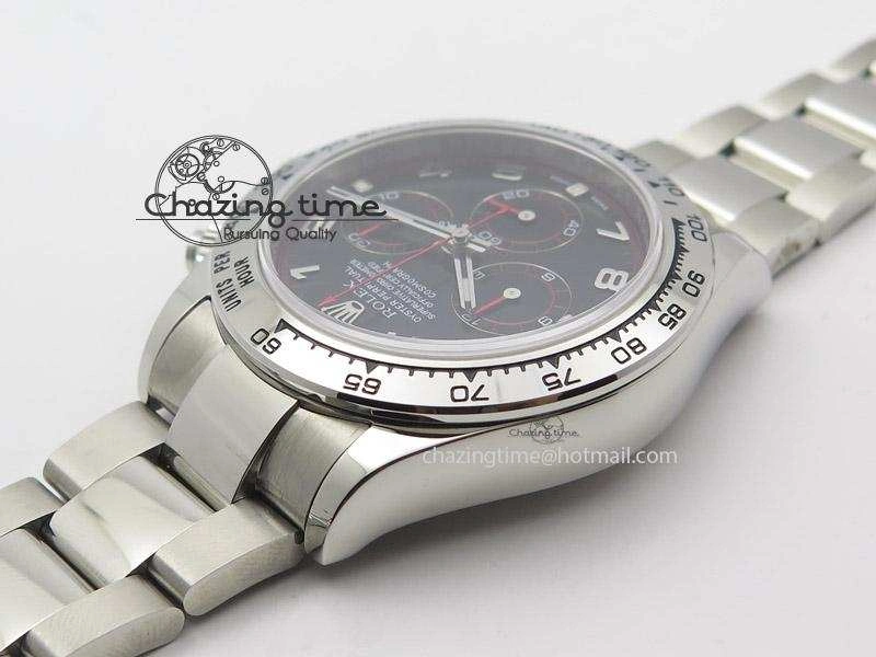Daytona 116509 JF Best Edition Black Dial On SS Bracelet A7750