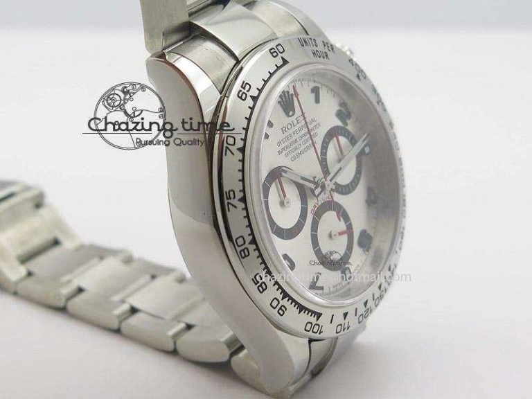 Daytona 116509 JF Best Edition Silver Dial On SS Bracelet A7750