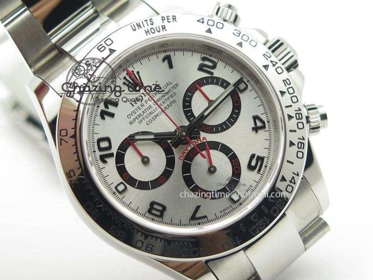 Daytona 116509 JF Best Edition Silver Dial On SS Bracelet A7750