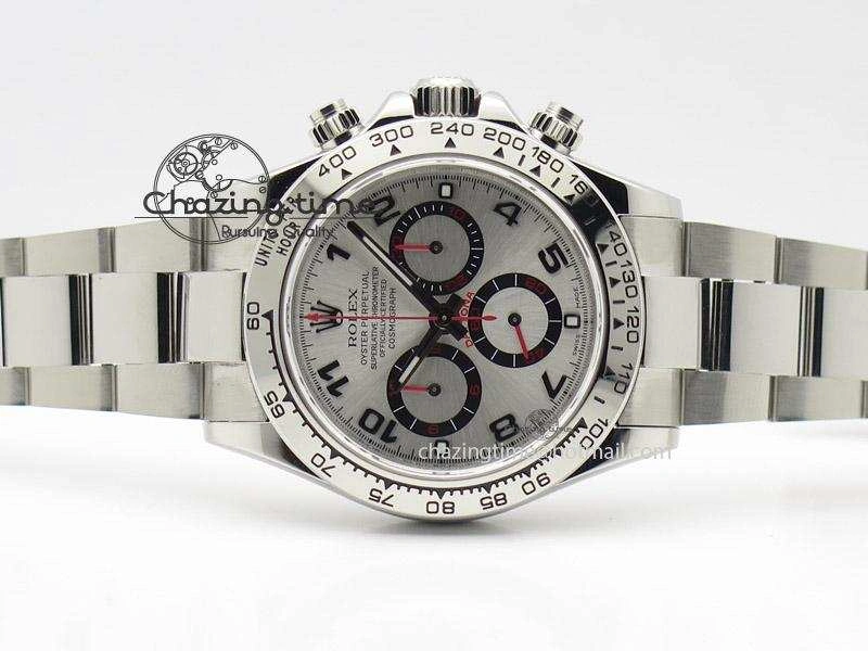 Daytona 116509 JF Best Edition Silver Dial On SS Bracelet A7750