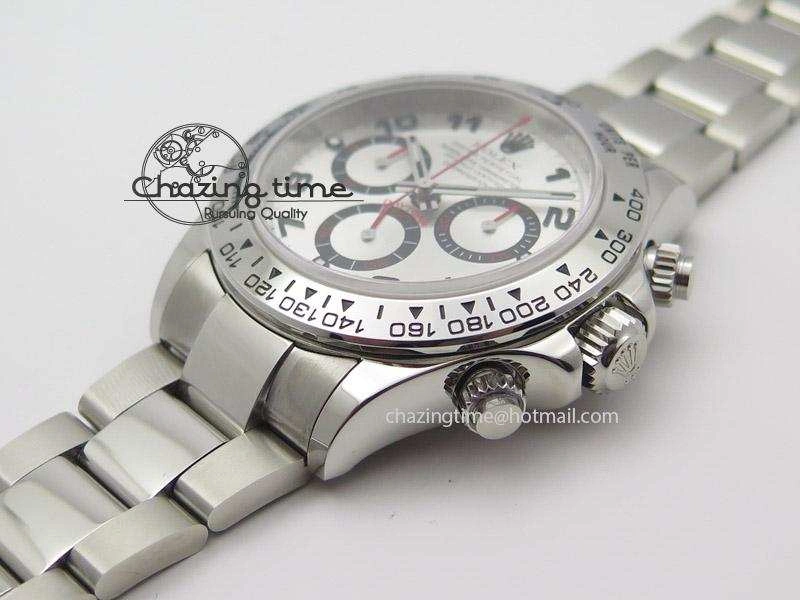 Daytona 116509 JF Best Edition Silver Dial On SS Bracelet A7750