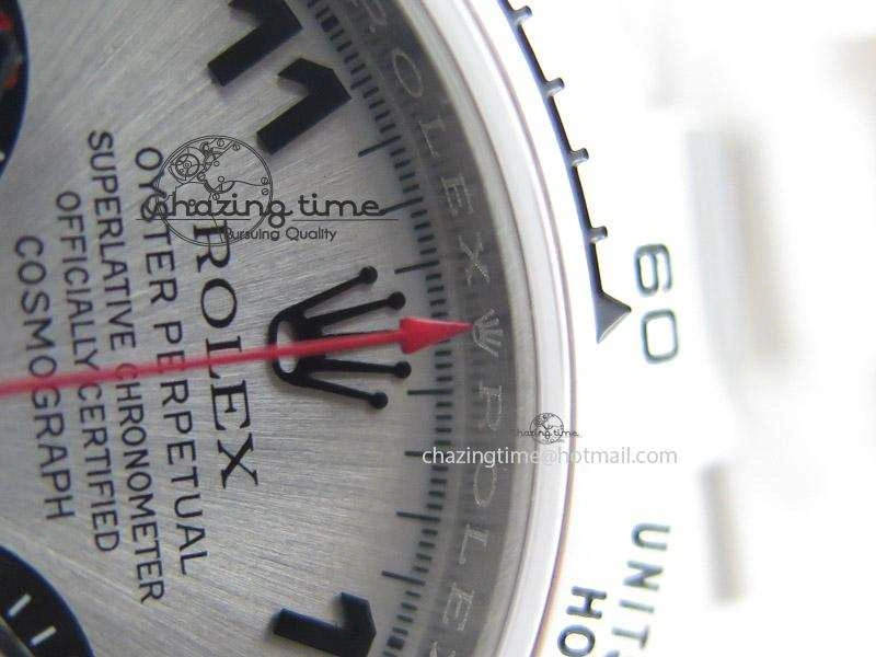 Daytona 116509 JF Best Edition Silver Dial On SS Bracelet A7750