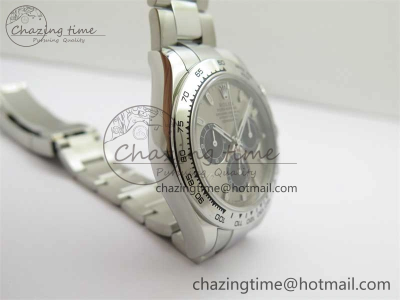 Daytona 116509 KKF 1:1 Best Edition 904L Steel Gray Dial on SS Bracelet A7750