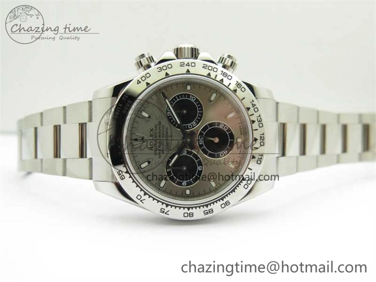 Daytona 116509 KKF 1:1 Best Edition 904L Steel Gray Dial on SS Bracelet A7750