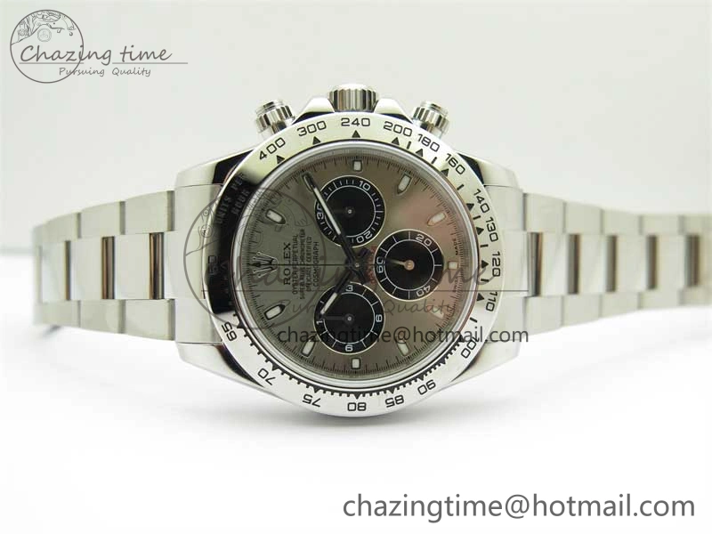 Daytona 116509 KKF 1:1 Best Edition 904L Steel Gray Dial on SS Bracelet A7750