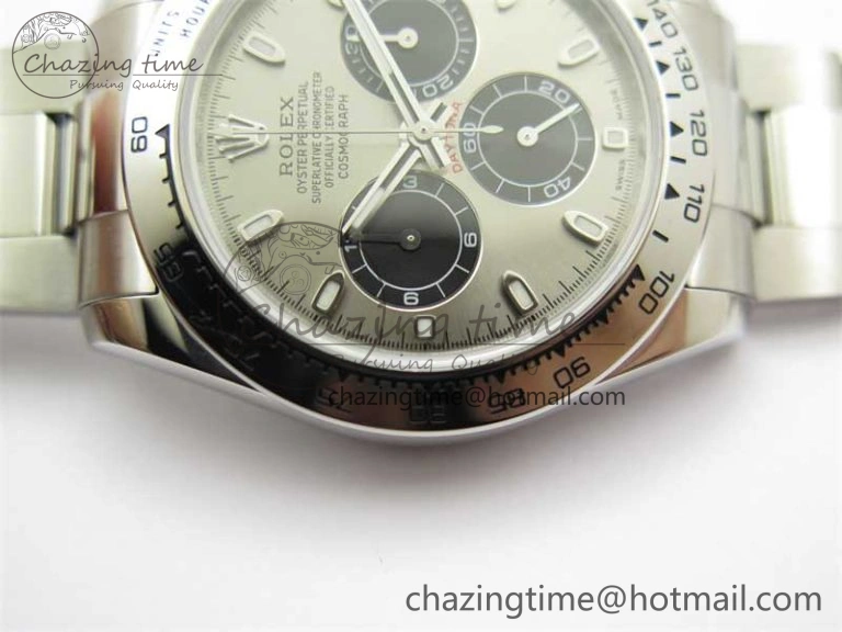 Daytona 116509 KKF 1:1 Best Edition 904L Steel Gray Dial on SS Bracelet A7750