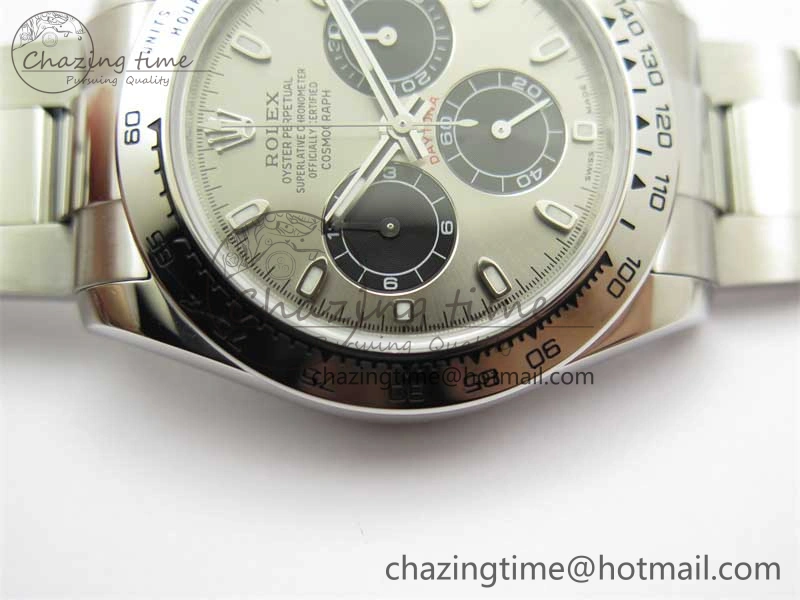 Daytona 116509 KKF 1:1 Best Edition 904L Steel Gray Dial on SS Bracelet A7750