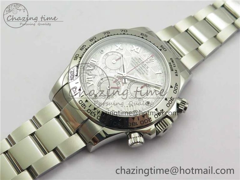 Daytona 116509 ‘Meteorite’ Noob 1:1 Best Edition 904L SS Case and Bracelet SA4130 V4