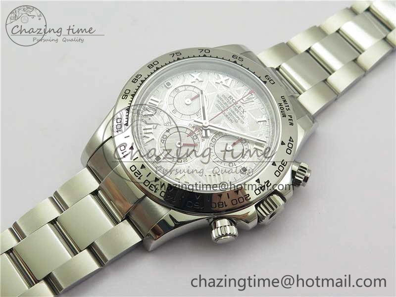 Daytona 116509 ‘Meteorite’ Noob 1:1 Best Edition 904L SS Case and Bracelet SA4130 V4