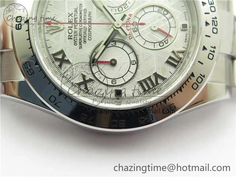 Daytona 116509 ‘Meteorite’ Noob 1:1 Best Edition 904L SS Case and Bracelet SA4130 V4