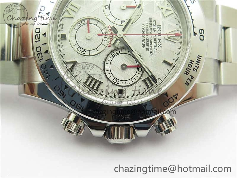 Daytona 116509 ‘Meteorite’ Noob 1:1 Best Edition 904L SS Case and Bracelet SA4130 V4