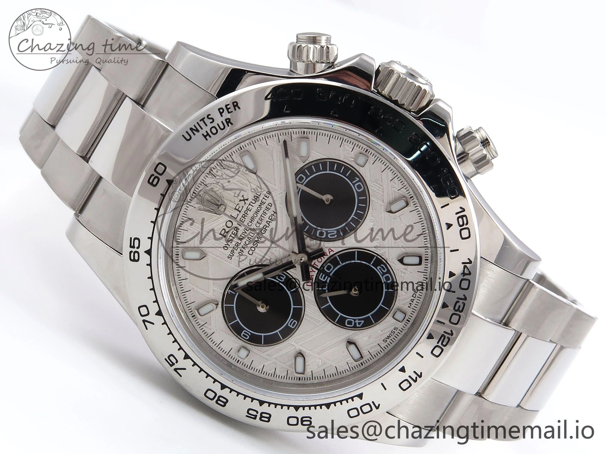 Daytona 116509 N6F 1:1 Best Edition Meteorite Dial on YG Bracelet SA4130
