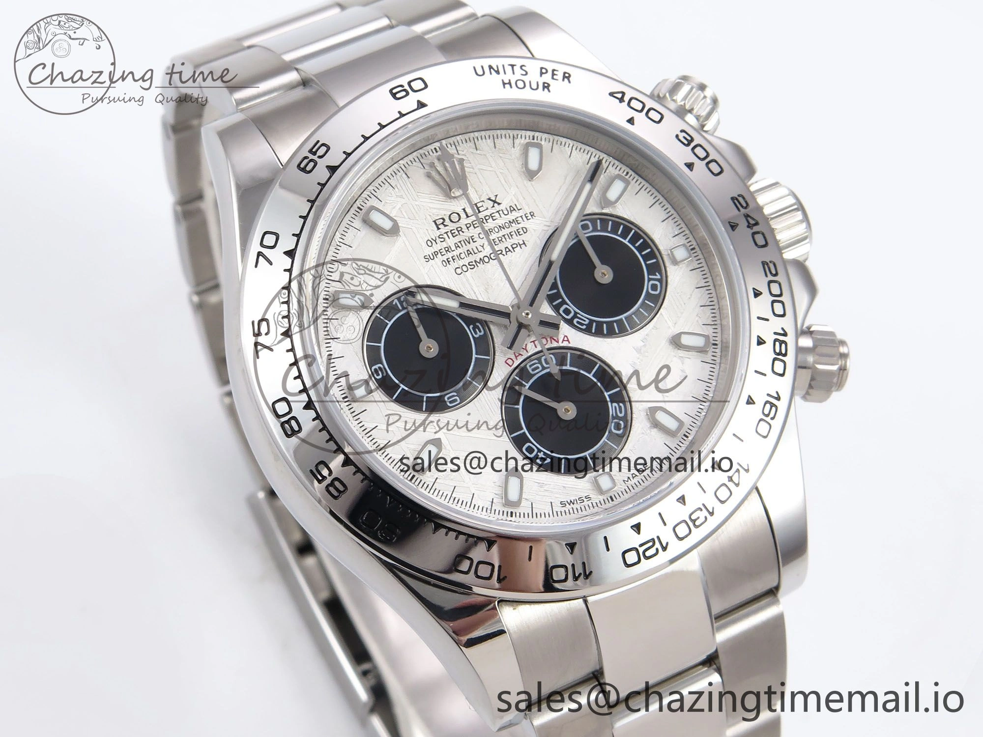 Daytona 116509 N6F 1:1 Best Edition Meteorite Dial on YG Bracelet SA4130