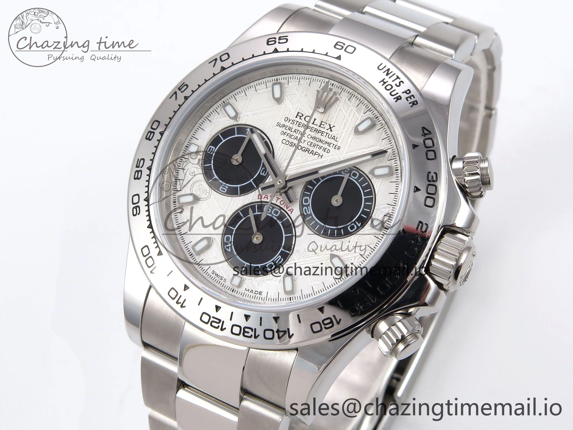 Daytona 116509 N6F 1:1 Best Edition Meteorite Dial on YG Bracelet SA4130