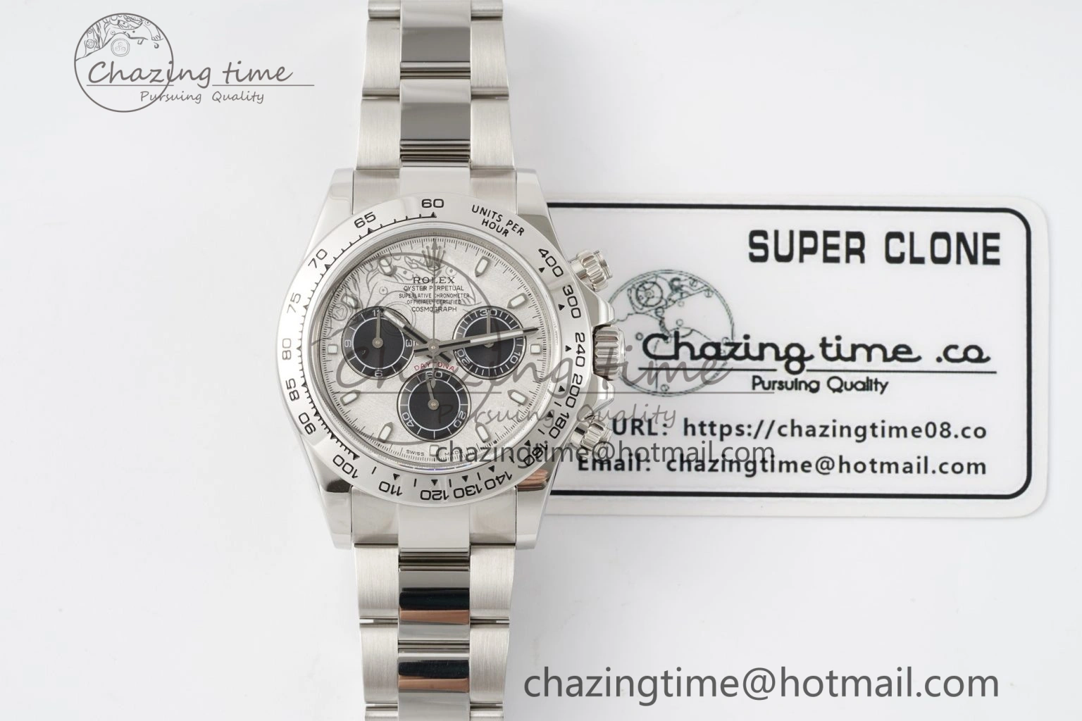 Daytona 116509 Noob 1:1 Best Edition Meteorite Dial on SS Bracelet SA4130