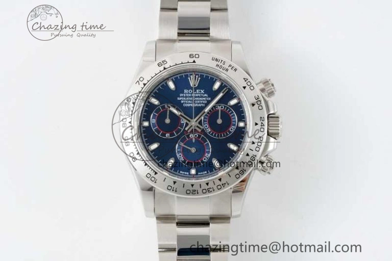 Daytona 116509 QF 1:1 Best Edition Blue Dial on SS Bracelet SA4130